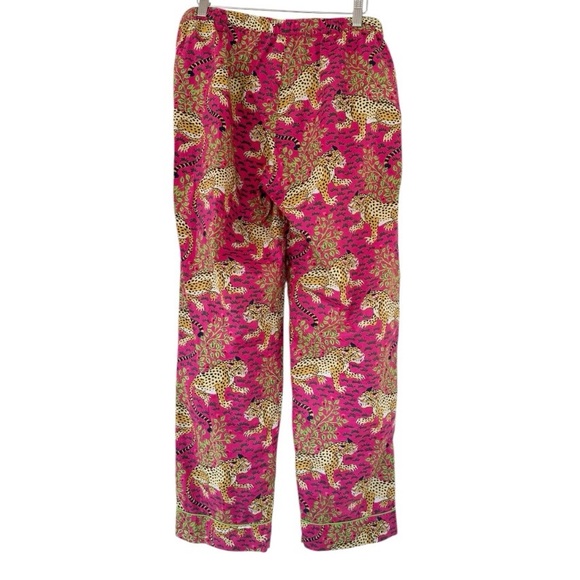 Printfresh • Bagheera Long PJ Cotton Poplin Pajama Set -  Hot Pink - Picture 4 of 12